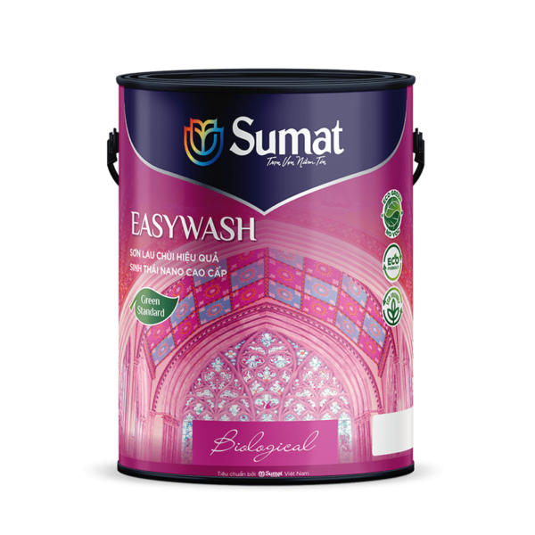 Sơn lau chùi hiệu quả sinh thái nano cao cấp 5,7kg