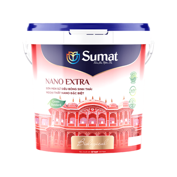 Sơn men sứ siêu bóng ngoại thất nano đặc biệt 18kg